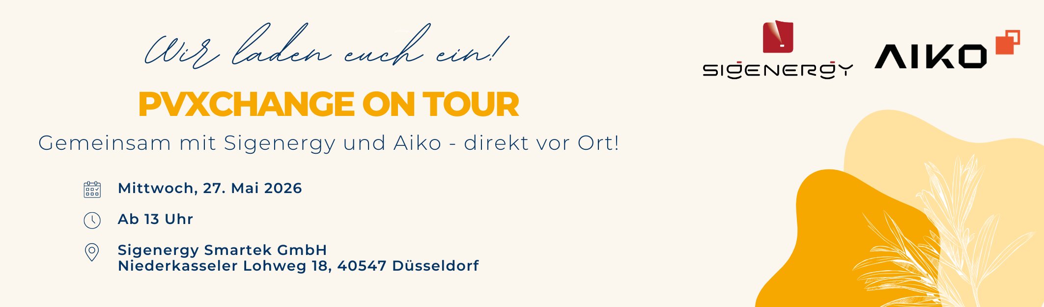 Einladung pvXchange on Tour