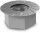 Hexagon Flange nut with serration M8 1000043