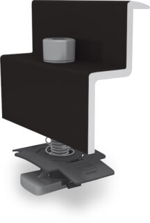 Endklemme Set 30-31 mm, schwarz eloxiert 1005347