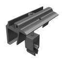 End terminal with grounding, black anodized 96162-01